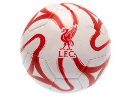 Liverpool Cosmos Football Size 5 White