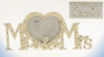 SILVERPLATED MR & MRS FRAME