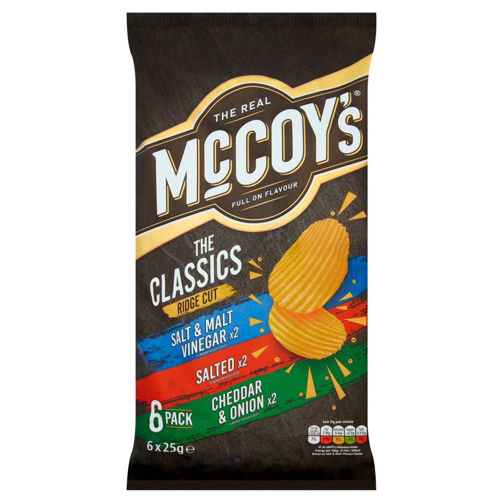 McCoys Classic Variety Ridge cut 6 Pack low date clearance