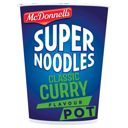 Mc Donnells Super Noodles Curry 65g Pot