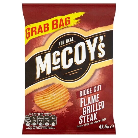 McCoys Flame Grilled Steak Crisps 65g