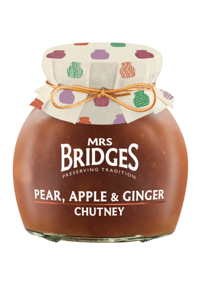 Mrs Bridges Pear, Apple & Ginger Chutney 300g