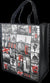 Shopping Bag Non Woven- Black & Red