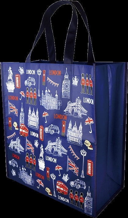 Shopping Bag Non Woven- London Icons