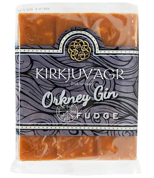 Orkney Bakery Kirkjuvagr Orkney Gin Fudge 100g