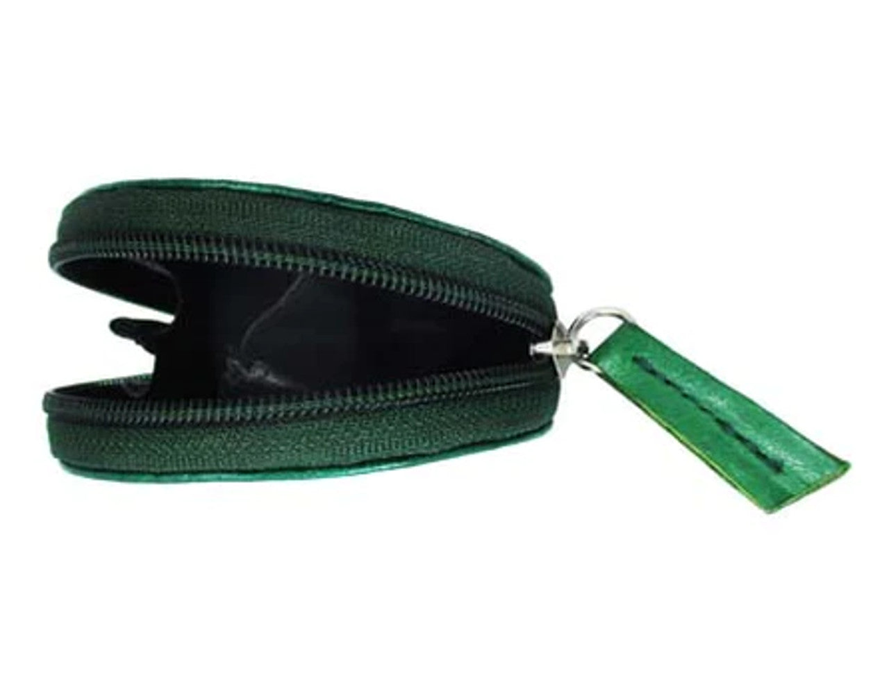 Round Leather Claddagh Coin Purse