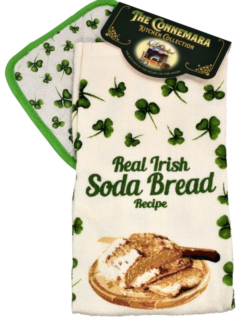 Soda Bread Recipe Tea Towel & Pot Holder
