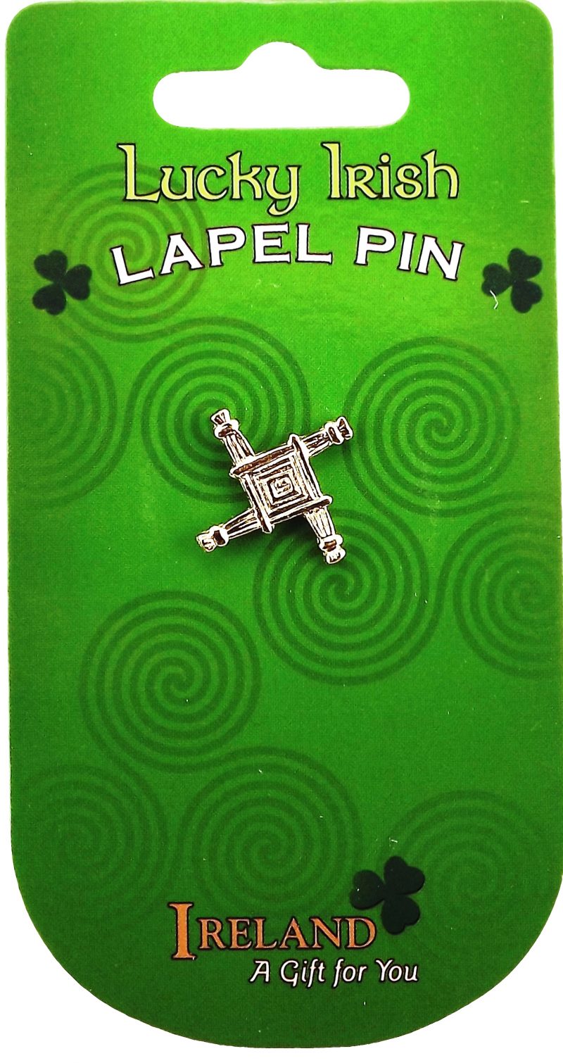 St Brigid's Cross Lapel Pin