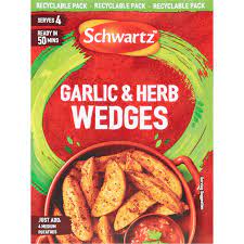 Schwartz Garlic, Herb Wedges 38g