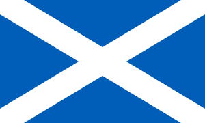 Scottish Flag Design- CUSTOM LICENSE PLATES