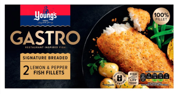 Gastro 2 Lemon & Pepper Fish Fillets FROZEN