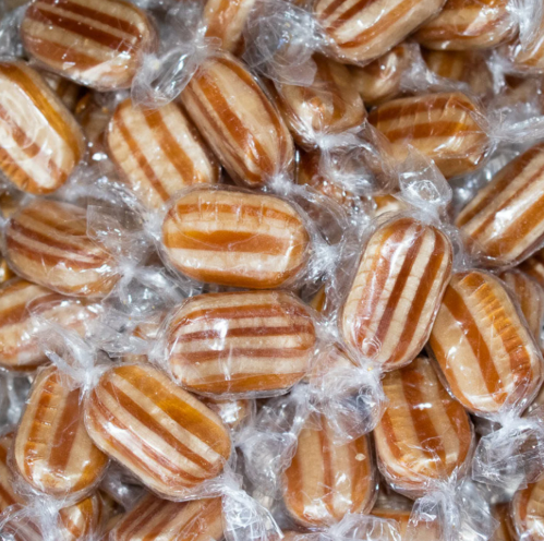 Tavener’s bulk mint Humbugs per 100g