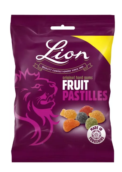 Lion Fruit Pastilles Bags 130g