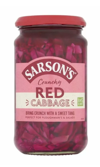 Sarsons Sweet & Mild Red Cabbage 445g