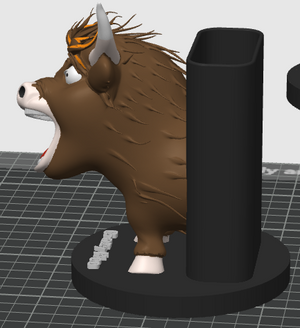 Crazy Moo pen holder