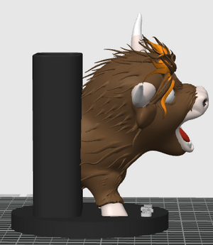 Crazy Moo pen holder