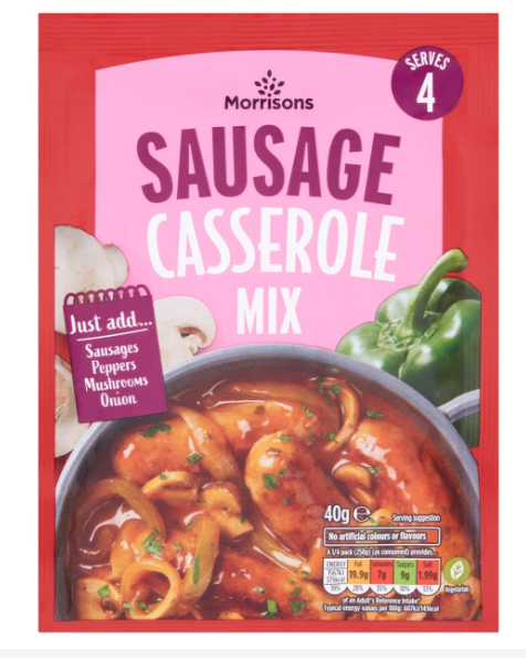 Morrisons Sausage Casserole 40g