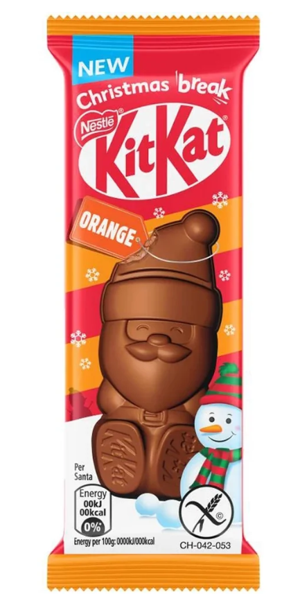 Nestle KitKat Orange Santa 29g