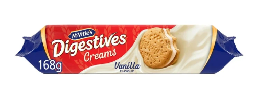 McVities Digestives Creams Vanilla 168g