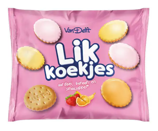 Van Delft Iced Party Rounds cookies 200g (Dutch)