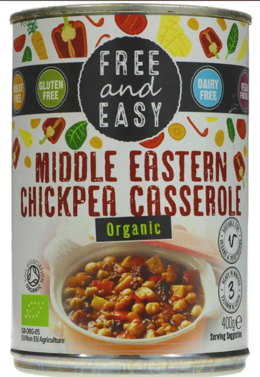 Free and Easy Chickpea Casserole 400g