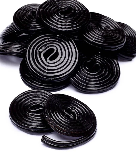 Haribo Liquorice Pinwheels Per 100g
