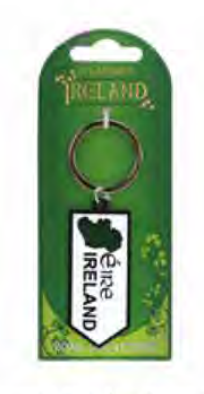 Souvenir of Ireland Road Sign Keyring