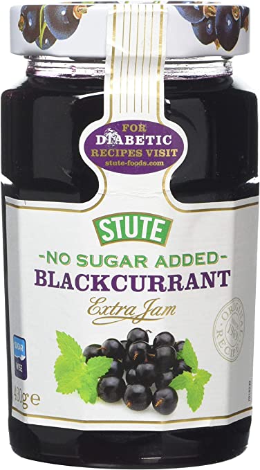 Stute Diabetic No Added Sugar Blackcurrant Jam