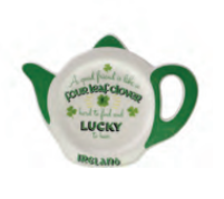 Tea Bag Holder 4 Leaf Clover