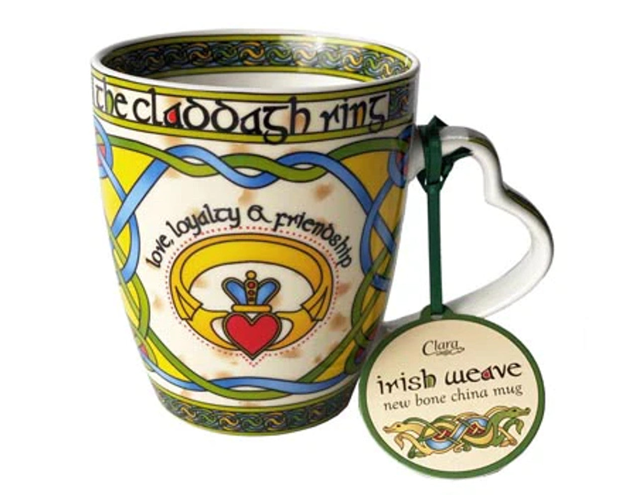 The Claddagh Ring Bone China Mug