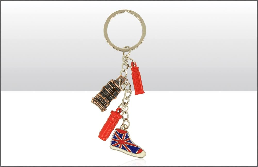 UJ Boot Bus Phone Post Metal Charm Keyring