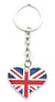 Union Jack Heart (2 Sides) Keyring