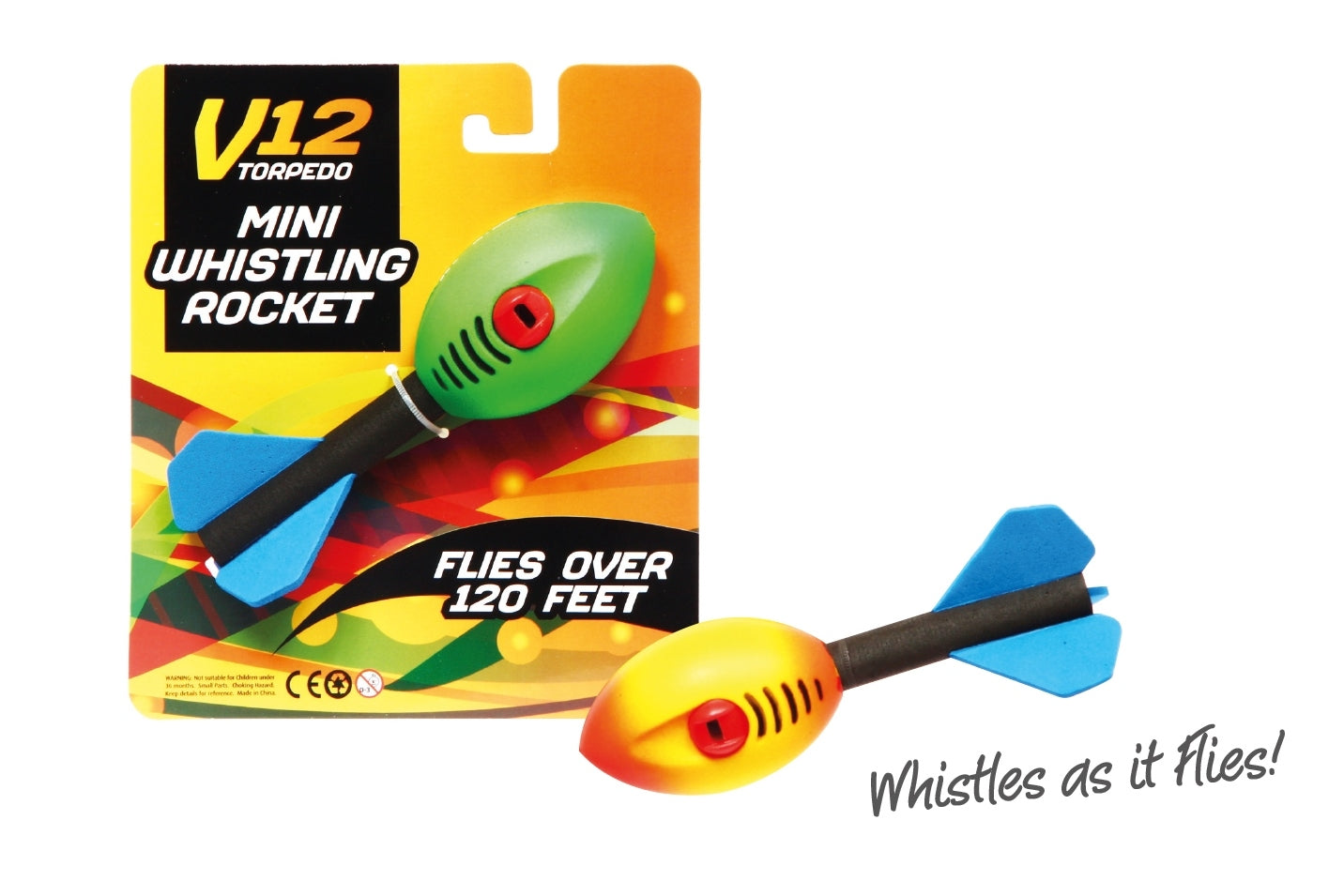 V12 WHISTLING ROCKET BALL – POCKET SIZE