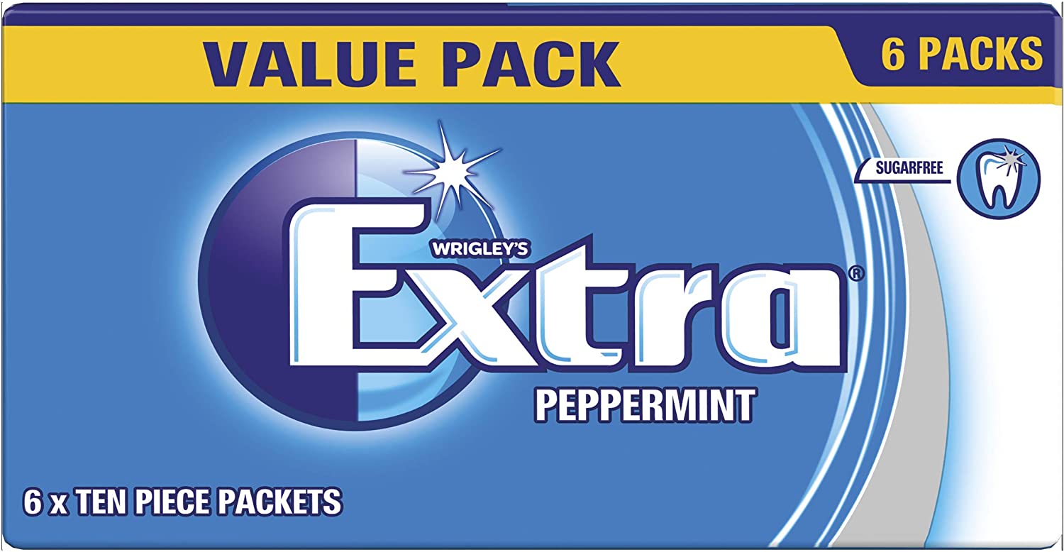 Wrigleys Gum peppermint 6 Pack