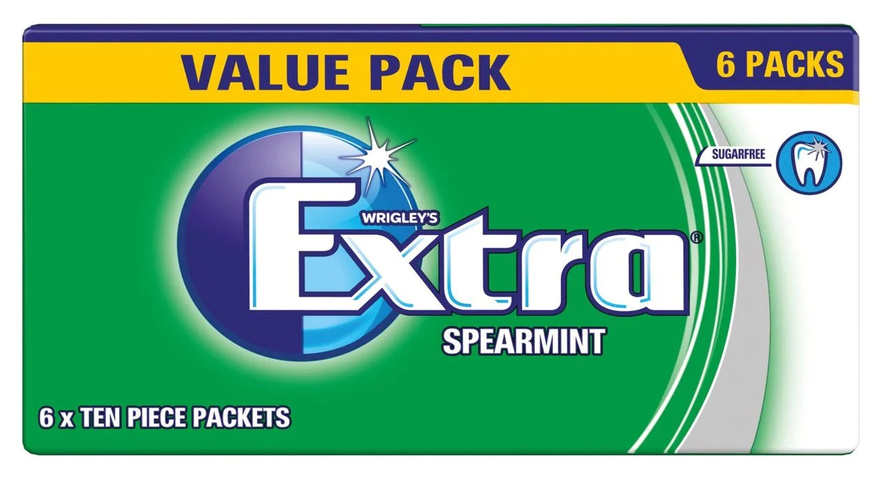 Wrigleys extra spearmint Value 6 Pack
