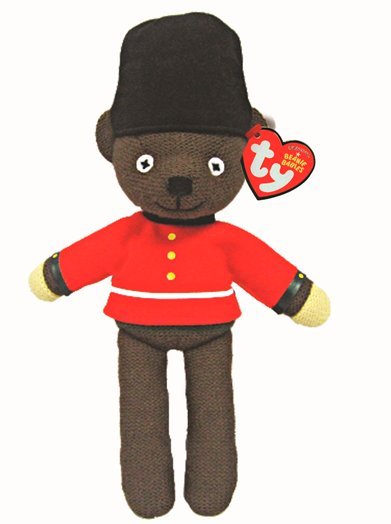 TY BEANIE MR BEAN TEDDY GUARDSMAN