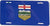 Alberta Flag Design- CUSTOM LICENSE PLATES