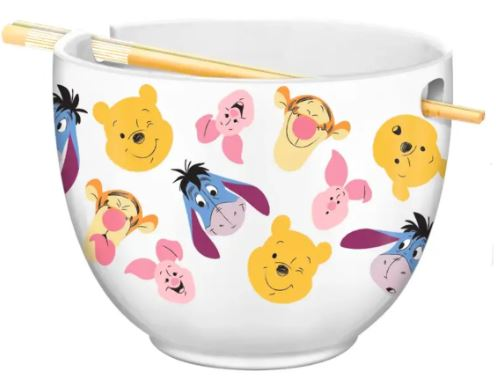 Winnie the Pooh Ramen Bowl & Chopsticks – Faces