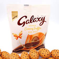 Galaxy Creamy ORANGE Truffles Mini Eggs 74g