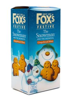 Foxs Snowman Gingerbread Men 100g
