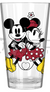 Mickey & Minnie Mouse Large Glass