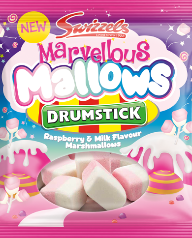 Swizzles Marvellous Mallows Drumstick 125g