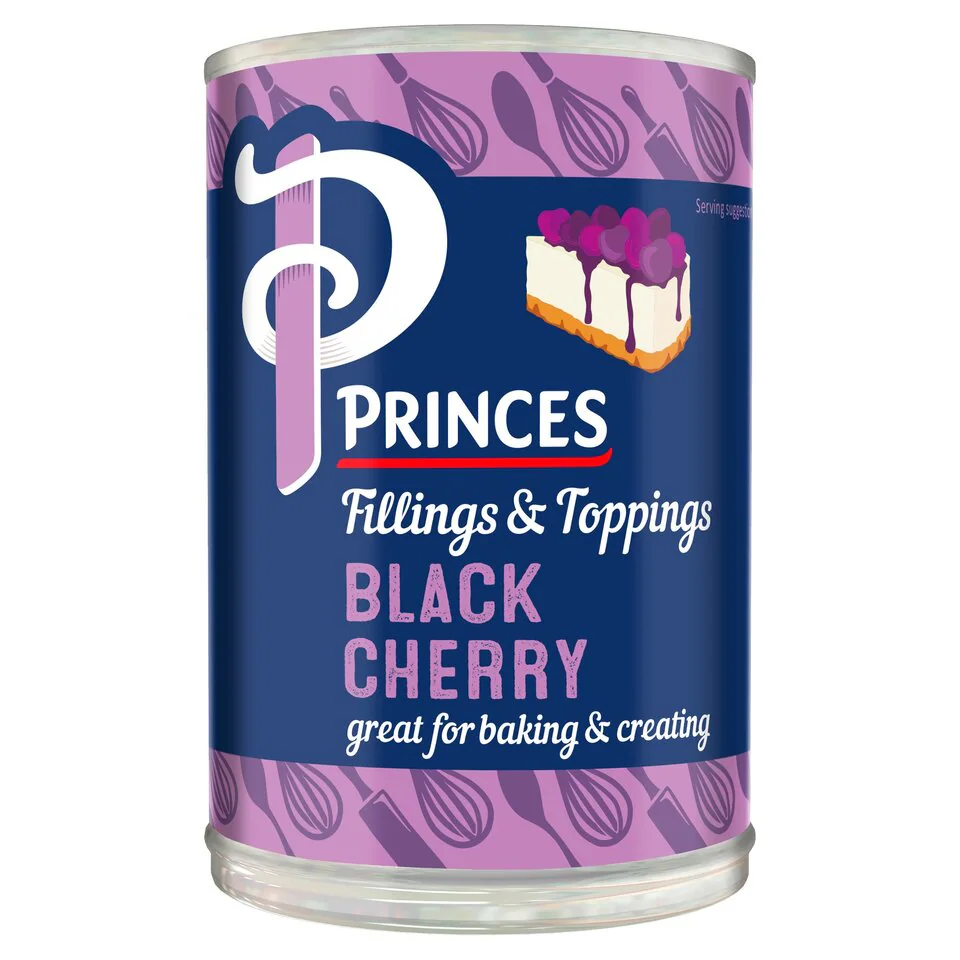 Princes Black Cherry Fruit Filling 395g