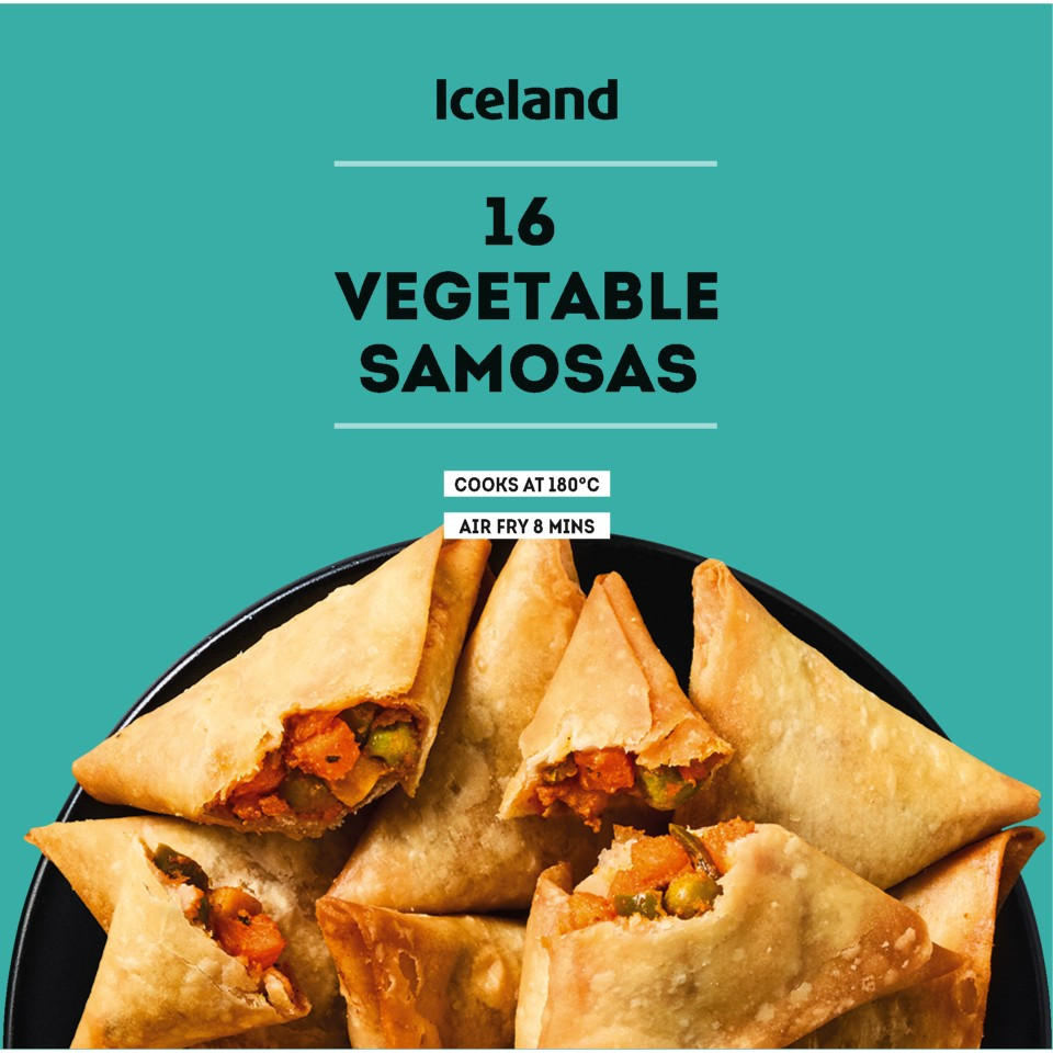 Iceland Vegetable Samosas 240g FROZEN