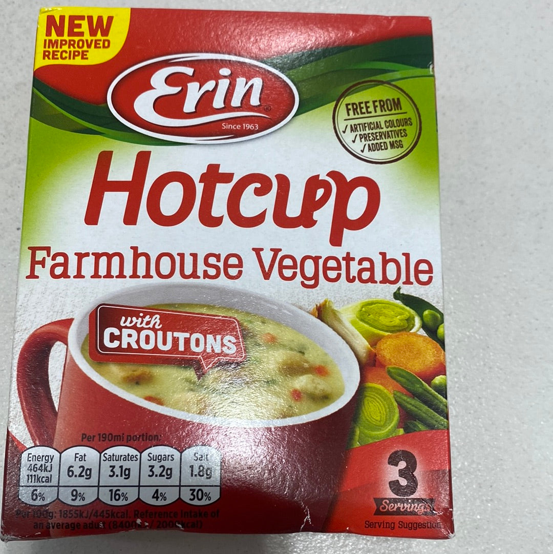 Erin Hotcup Farmhouse Vegetable 75g