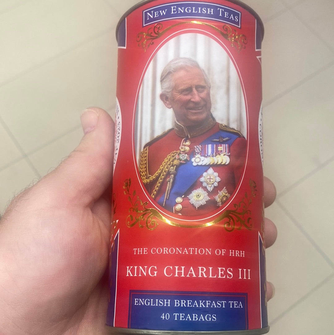 King Charles 40 English breakfast tea Drum