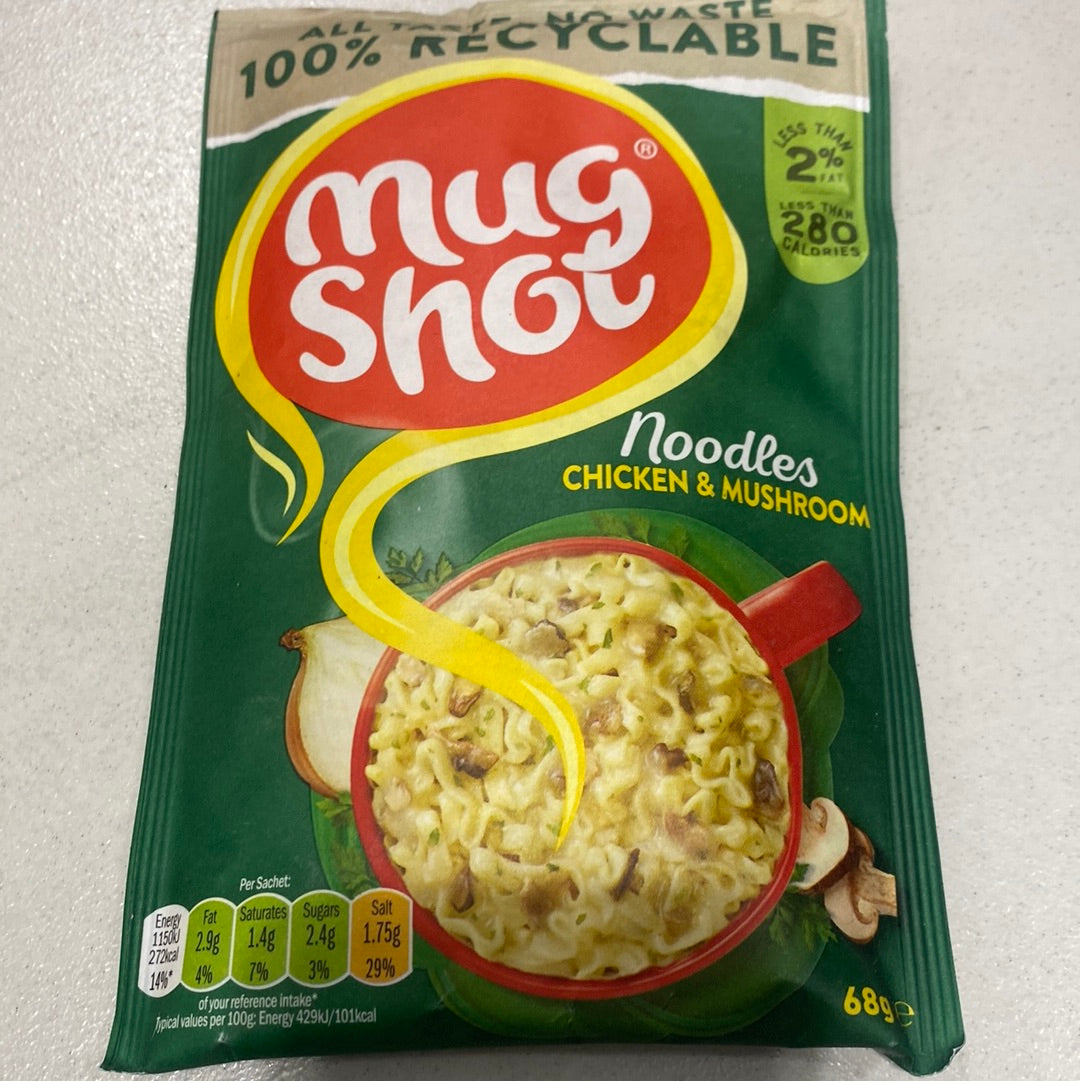 Mug Shot Noodles Chicken & Mushroom 68g
