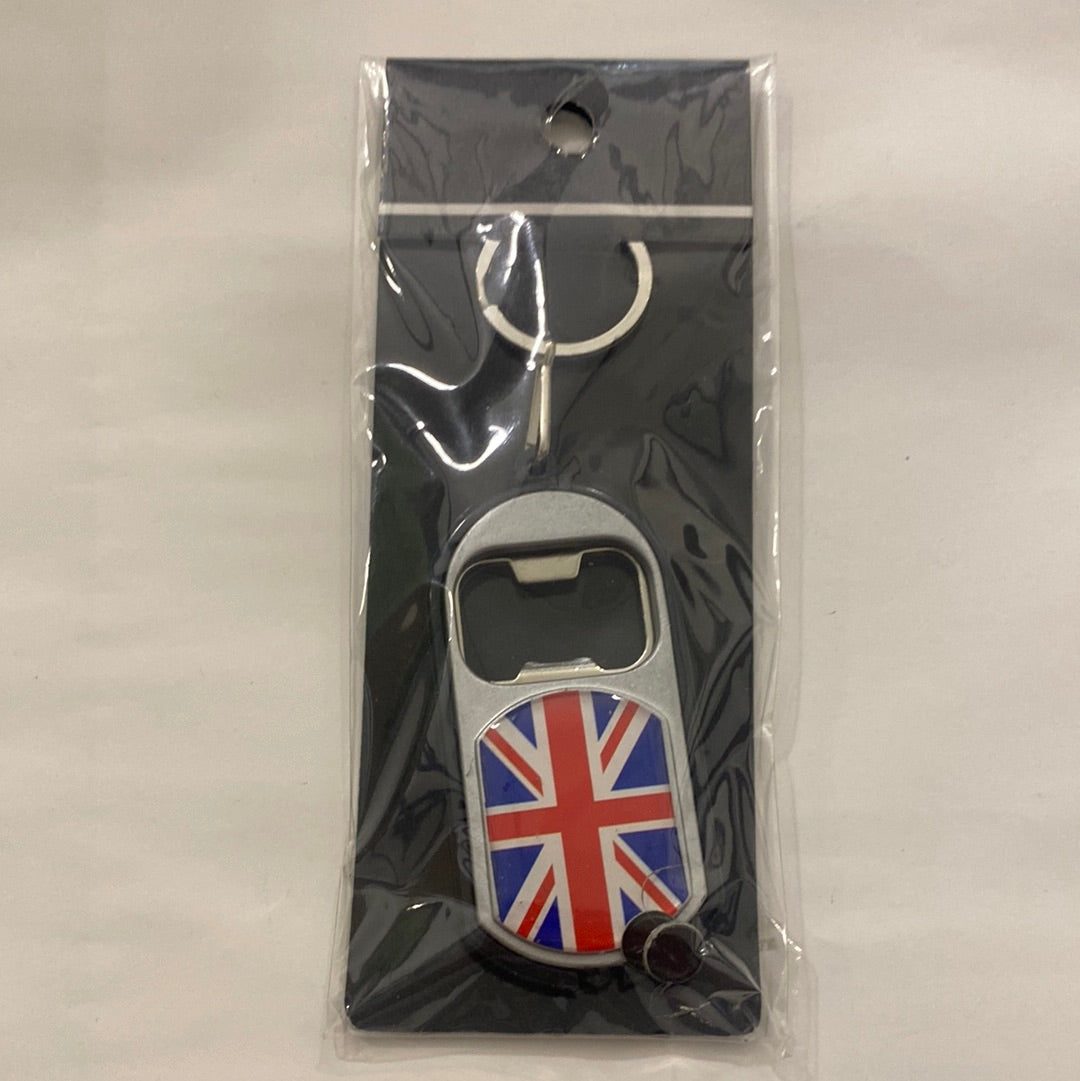 United Kingdom Flashlight Bottle Opener Keychain