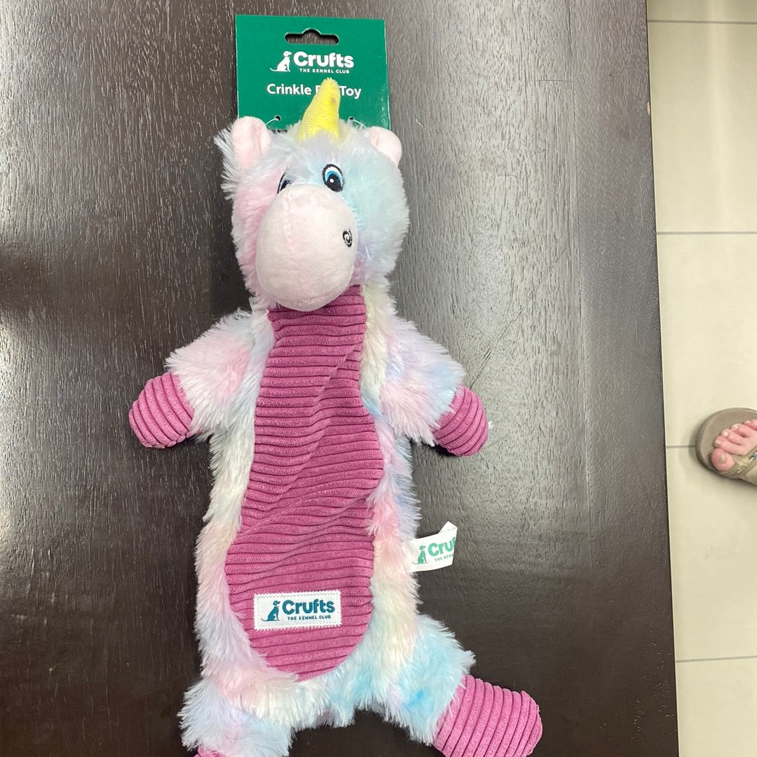Crufts Crinkle pet toy