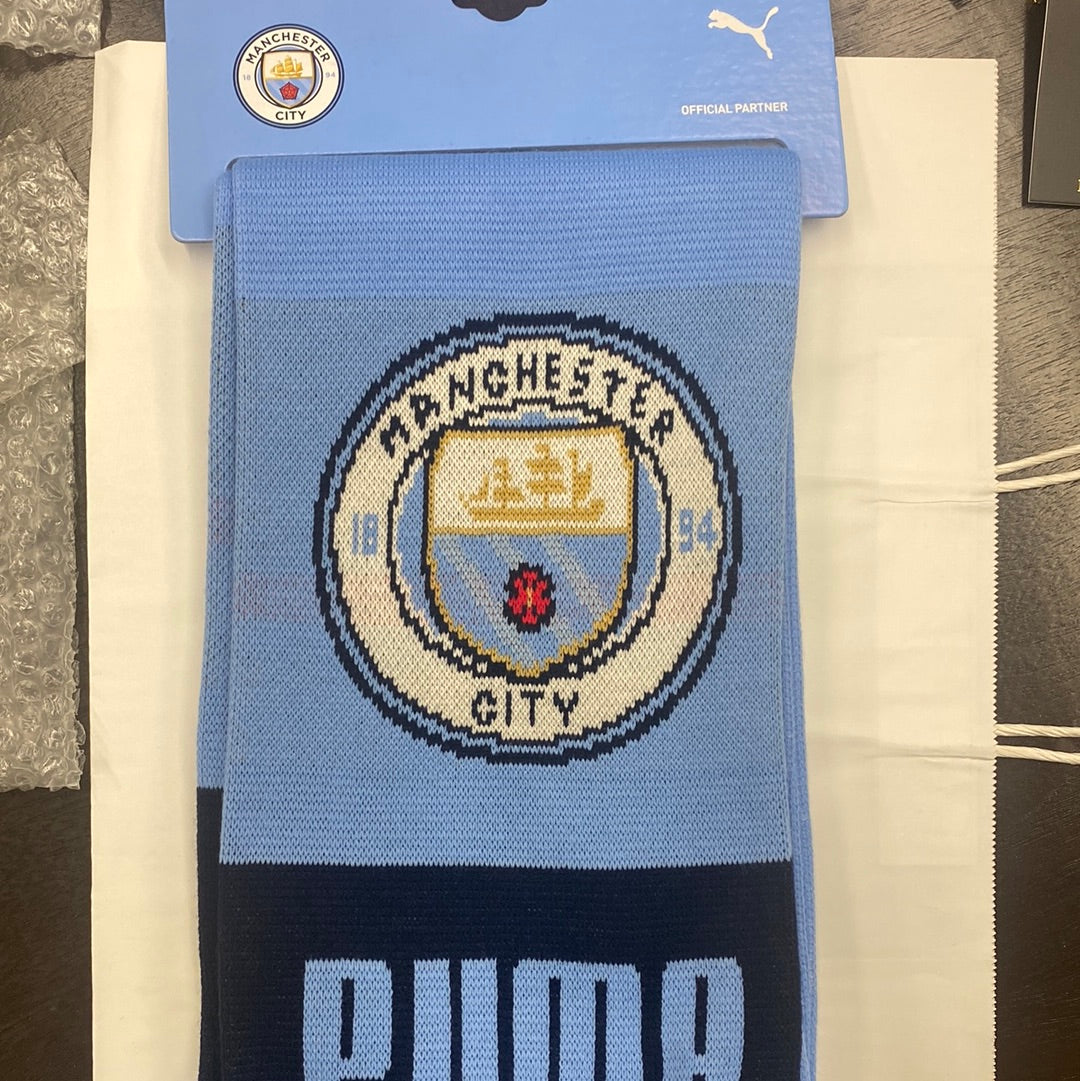 Manchester City Knitted Scarf